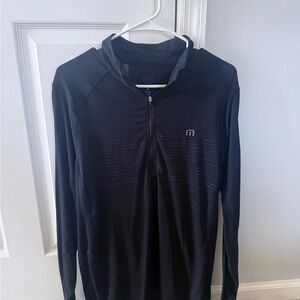Travis Matthew Black Half-Zip Pullover